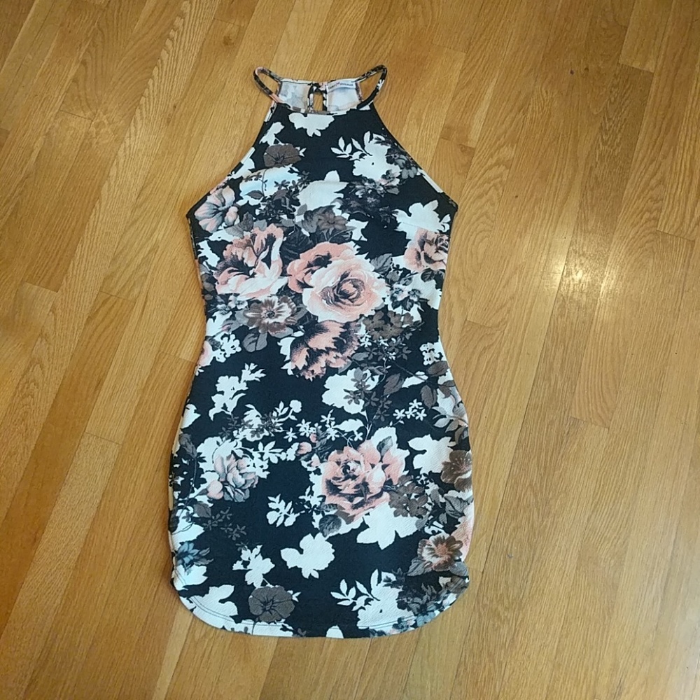 Hi-neck skater dress. NWOT
